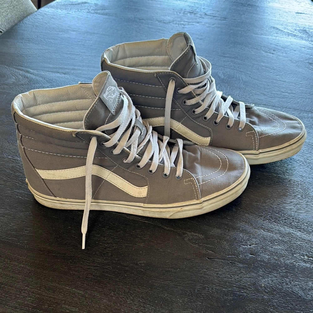 Vans Gray High-Top Men's Sneakers